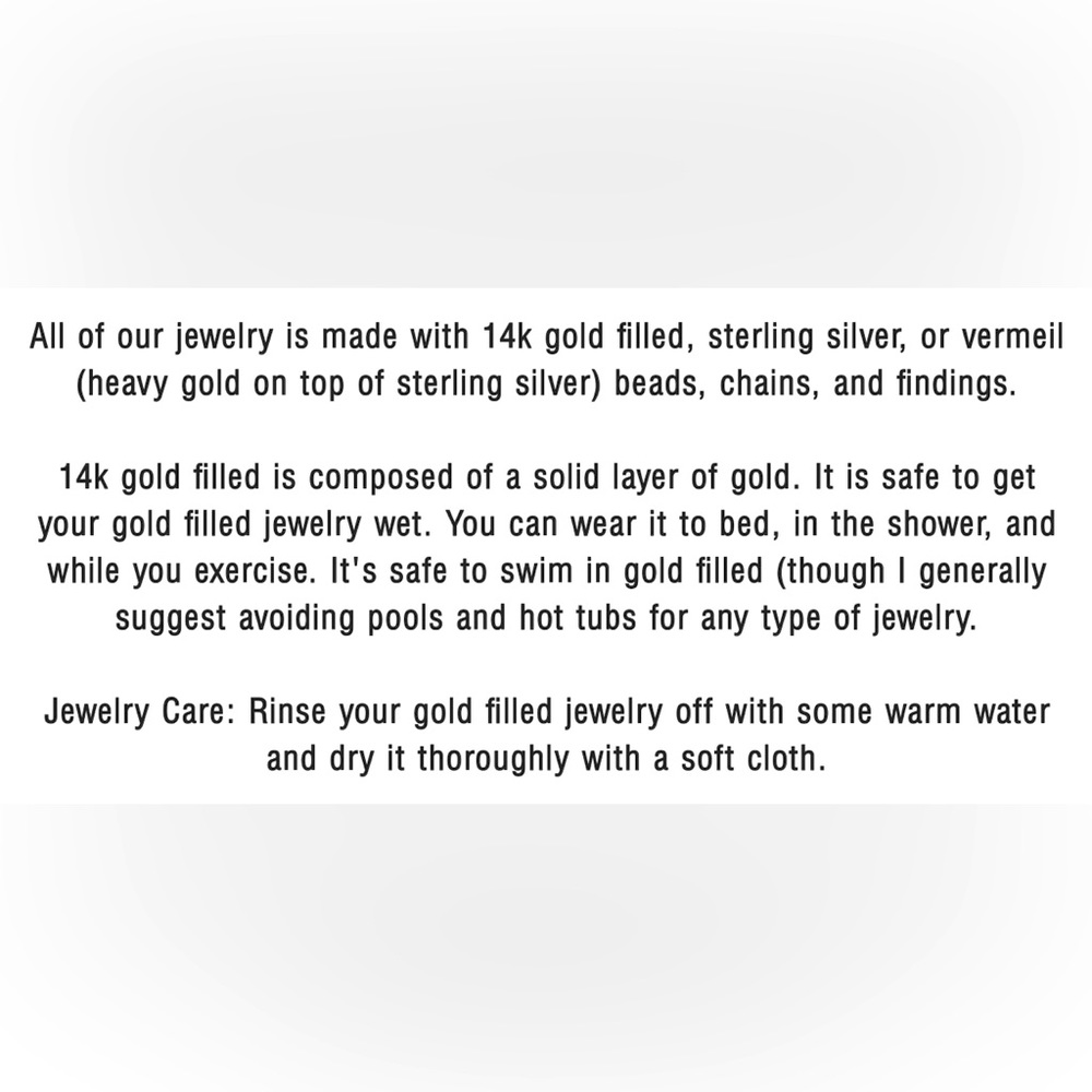 Jewelry Care